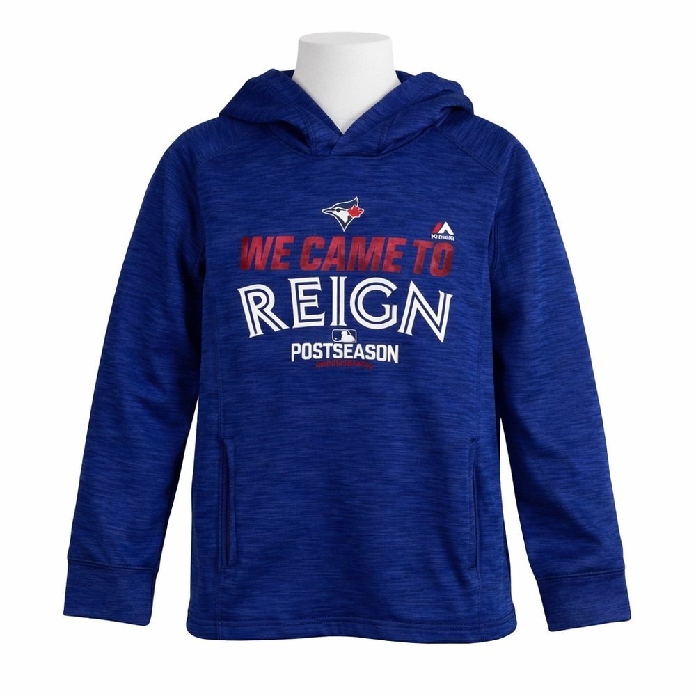Size M Boys Majestic Toronto Blue Jays Hoodie